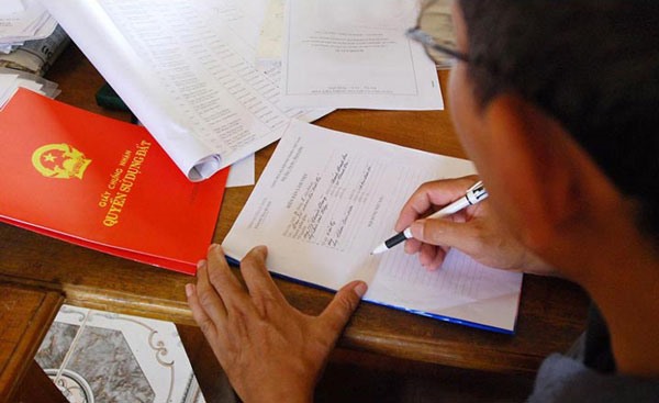 mua bán đất bằng vi bằng