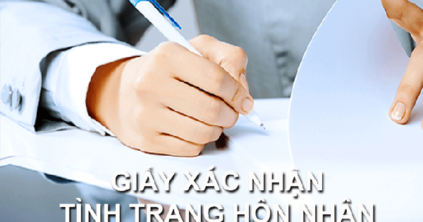xác nhận tình trạng hôn nhân
