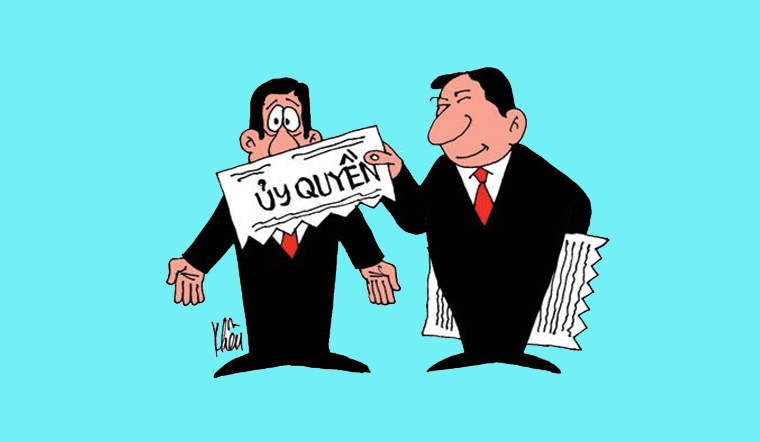 ủy quyền cho nhiều người